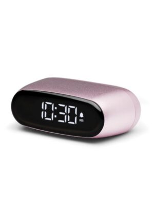 Curolletes - Reloj Despertador Led madera Flip Click Clock Bambú